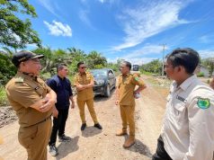 Instruksi Bupati Muba Dijawab Aksi Nyata, Warga – Perusahaan Gotong Royong Bangun Jalan Desa