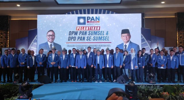 PAN Sumsel Konsolidasi Usai Pelantikan, Target Tiga Besar Pemilu 2029 Ditegaskan