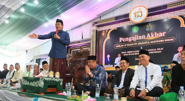 Wagub Sumsel Cik Ujang Hadiri Harlah ke-10 Ponpes Hidayatullah Mubtadiin, Ajak Warga Jaga Kerukunan