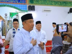 Wagub Sumsel Cik Ujang Safari Jumat di Masjid Al-Ikhlas, Salurkan Bantuan dan Siapkan Hewan Kurban