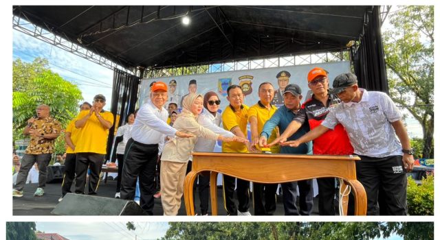 Bersama Kapolda Sumsel, Bupati dan Wabup Lahat Resmi Launching Car Free Day Perdana