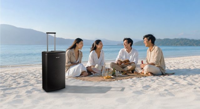 Sharp Indonesia Hadirkan Professional Portable Speaker Terbaru dengan Suara Powerful untuk Karaoke hingga Live Performance