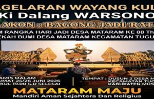 Warga Desa Mataram Rayakan HUT ke-88 dan Sedekah Bumi dengan Penuh Khidmat dan Meriah
