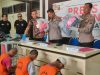 Polres Lahat Helat Konferensi Pers Hasil Penangkapan Kasus Curat dan Curas