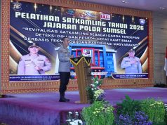 Buka Pelatihan Satkamling 2026, Kapolda Sumsel Berharap “Bumi Sriwijaya Aman dan Baik”
