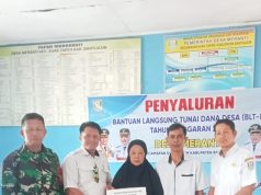 Pemdes Desa Meranti Salurkan BLT DD ke 32 KPM