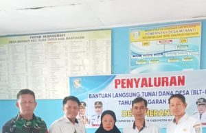 Pemdes Desa Meranti Salurkan BLT DD ke 32 KPM