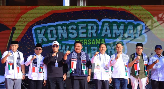 Herman Deru Ajak Warga Sumsel Perkuat Kepedulian untuk Palestina pada Konser Amal Wali Band