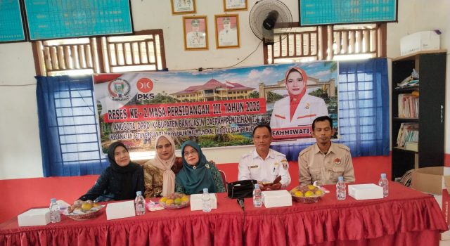 Desa Rimba Terap Banyuasin Menerima Reses Anggota DPRD Dapil II