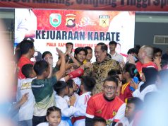 Wagub Cik Ujang Tegaskan Komitmen Pembinaan Atlet saat Buka Kejuaraan Karate Piala Kapolda Sumsel 2026