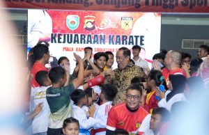 Wagub Cik Ujang Tegaskan Komitmen Pembinaan Atlet saat Buka Kejuaraan Karate Piala Kapolda Sumsel 2026