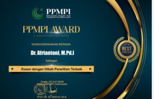 Afriantoni Raih Dua Penghargaan Nasional Bergengsi di Ajang PPMPI dan ACIEM 2026