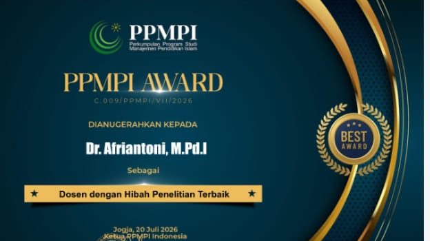 Afriantoni Raih Dua Penghargaan Nasional Bergengsi di Ajang PPMPI dan ACIEM 2026