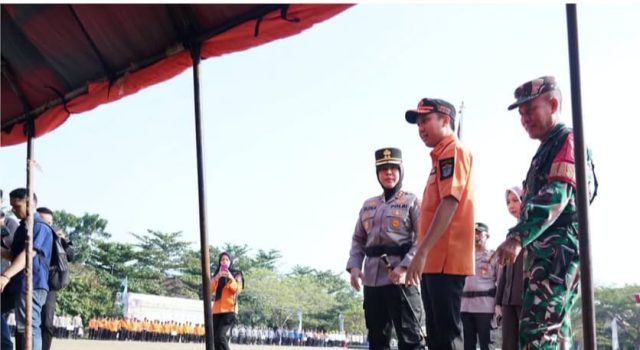 Antisipasi Asap, Bupati Ogan Ilir Pimpin Apel Gabungan Kesiapsiagaan Karhutla