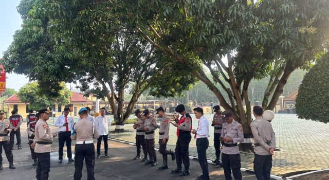 Polres OKU Timur Laksanakan Apel Satgas Operasi Sikat I Musi 2026