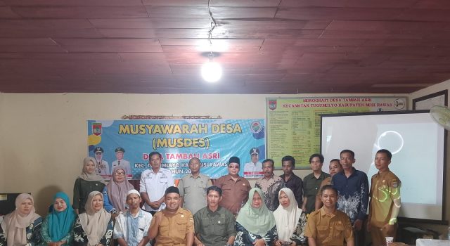 Pemdes Tambahasri Gelar Musrenbangdes: Melalui Dinas Pertanian Dukung Petani Tadah Hujan dan Bantu Sumur Bor
