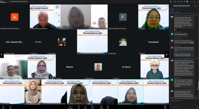 Spektakuler, 199 Pendidik Dari 10 Provinsi Ikuti Webinar ILTEC Bahas Transformasi Pembelajaran Berbasis AI